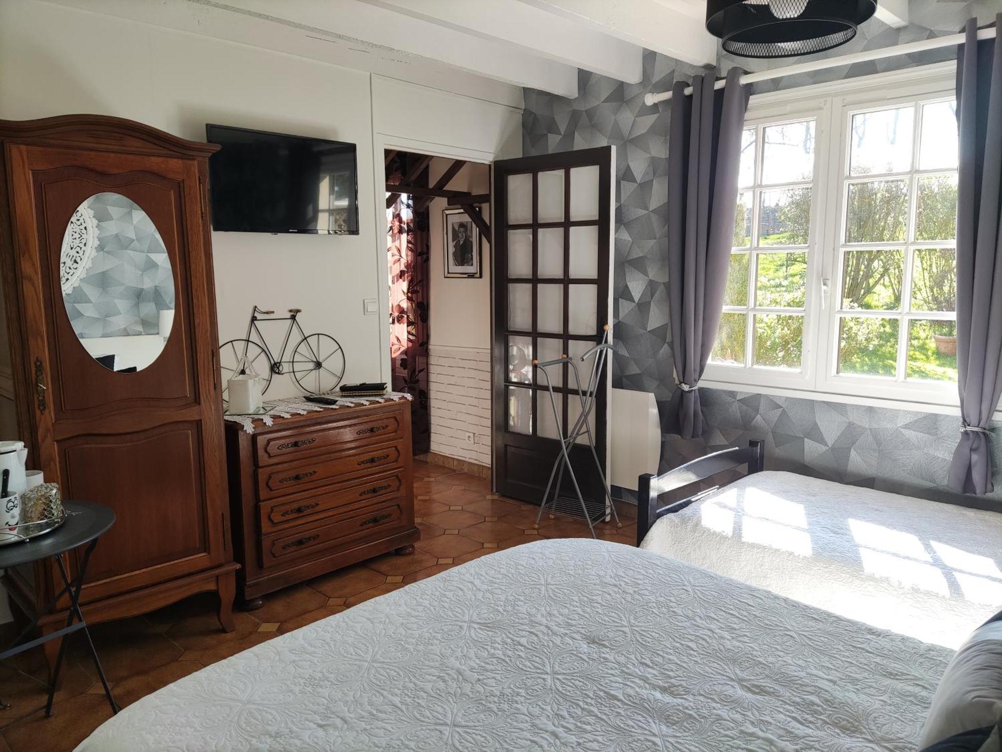 Bed and Breakfast Fleur De Soleil Saint-Jouin-Bruneval Zimmer foto